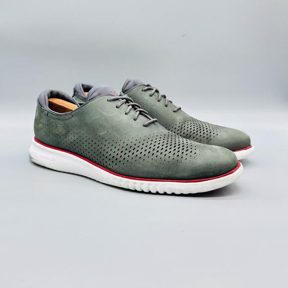 Cole Haan Shoes Mens 11 Green Nubuck Zerogrand Oxford Dress Sneakers Comfort main image 10